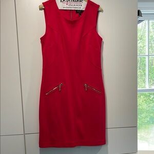 Red Sleeveless Dress